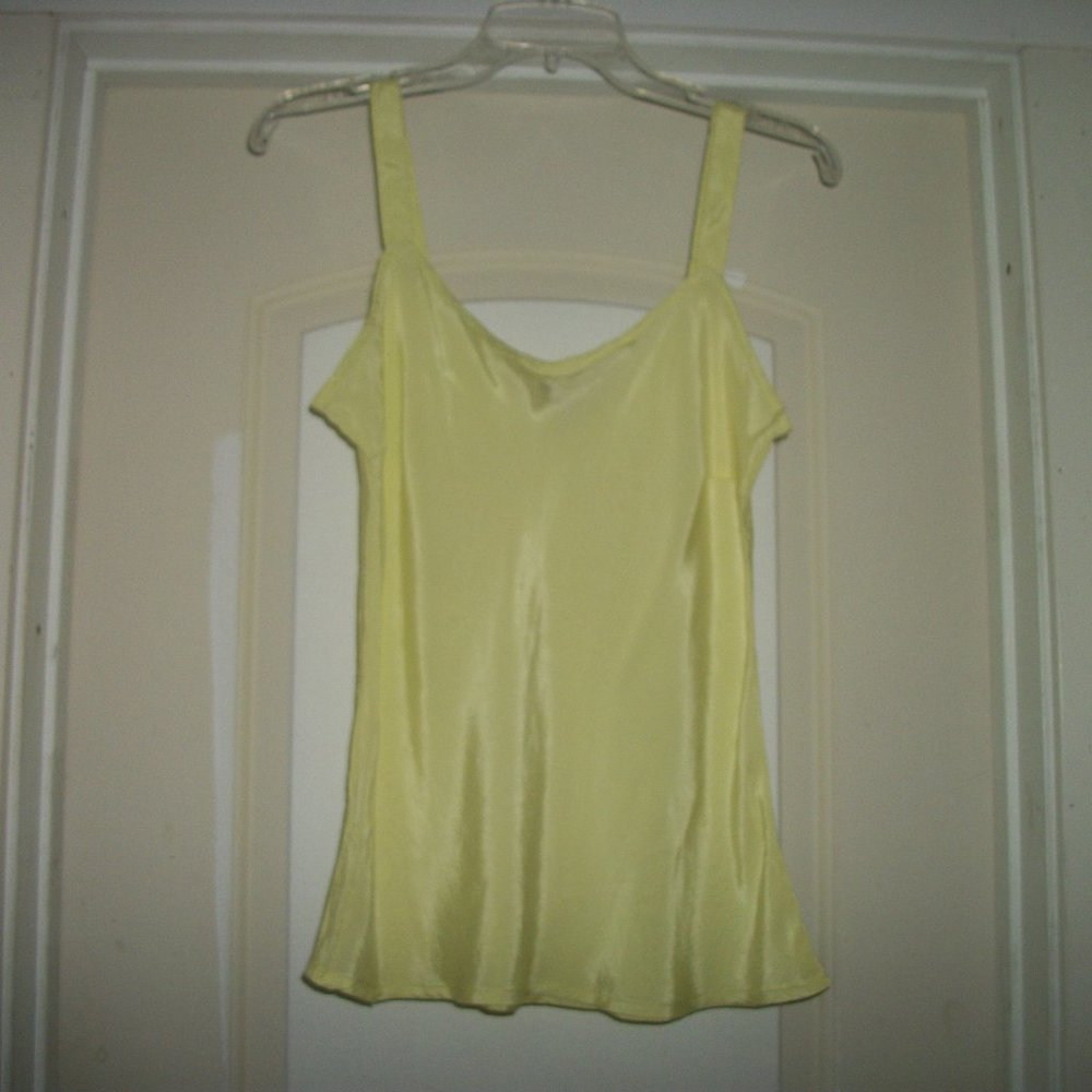 CHARMING CHARTRUSE RAYON CAMI ONE SIZE